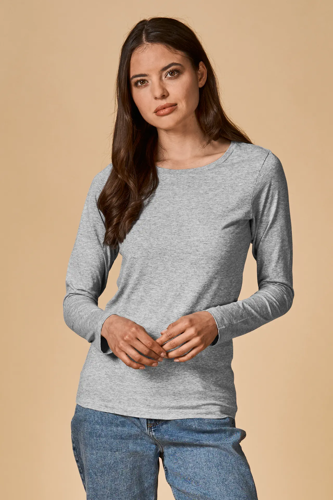 Promodoro X.O Women´s Roundneck T-Shirt Long Sleeve