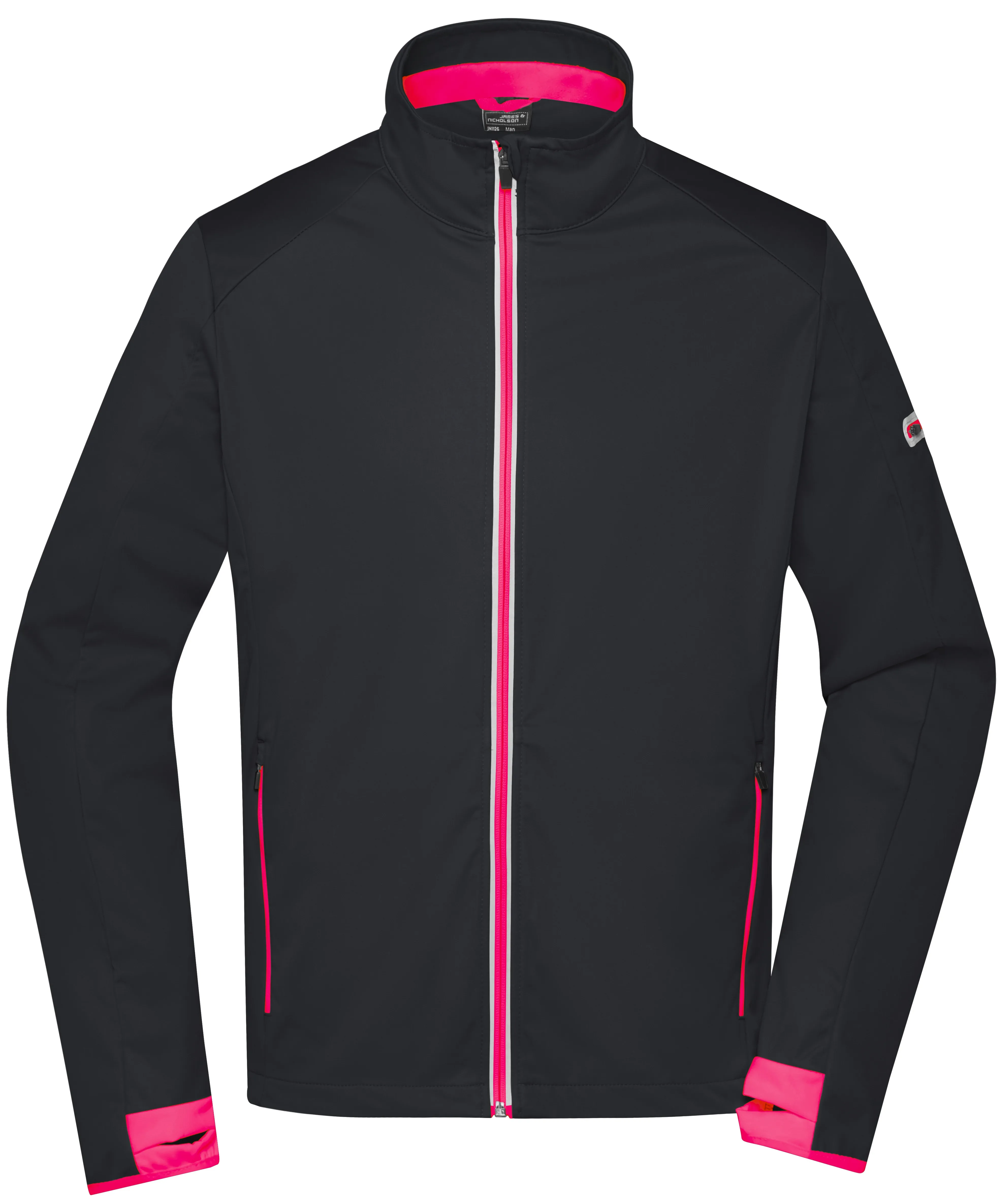 James & Nicholson Men`s Sports Softshell Jacket