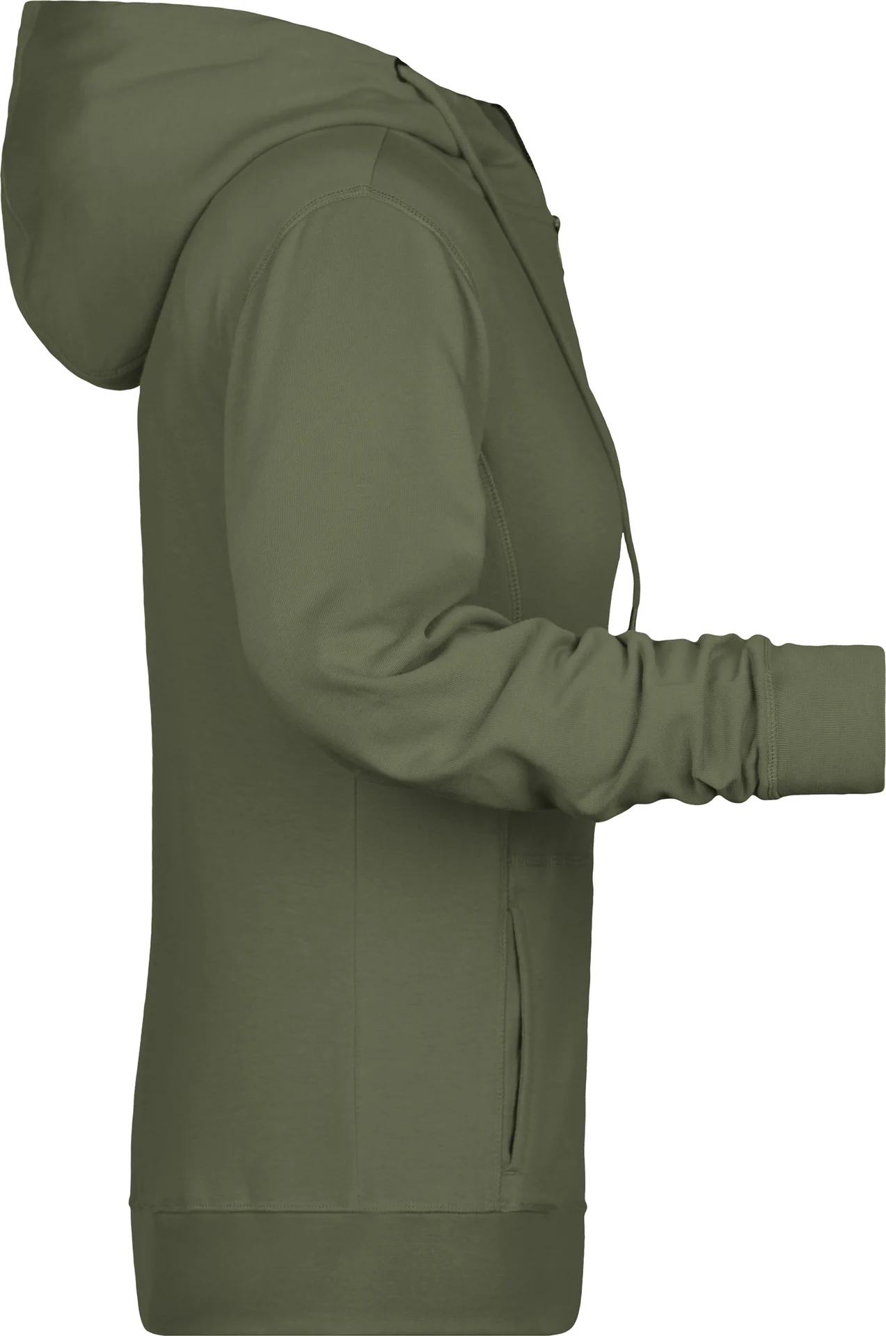 James & Nicholson Ladies Zip-Hoody