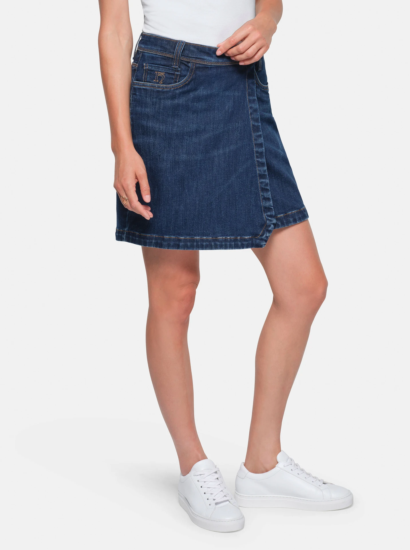 HAKRO Damen 5-Pocket-Jeansskort X-Stretch 732 ECO