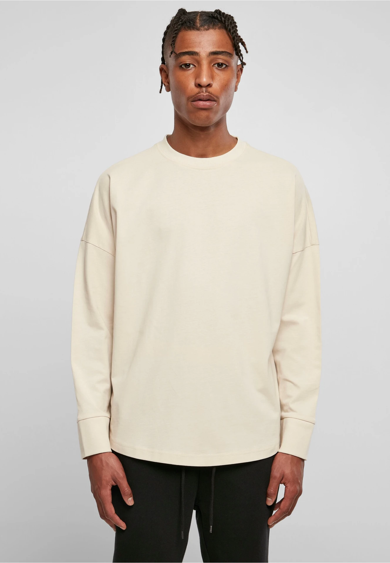 Build Your Brand Oversized Cut On Sleeve Longsleeve