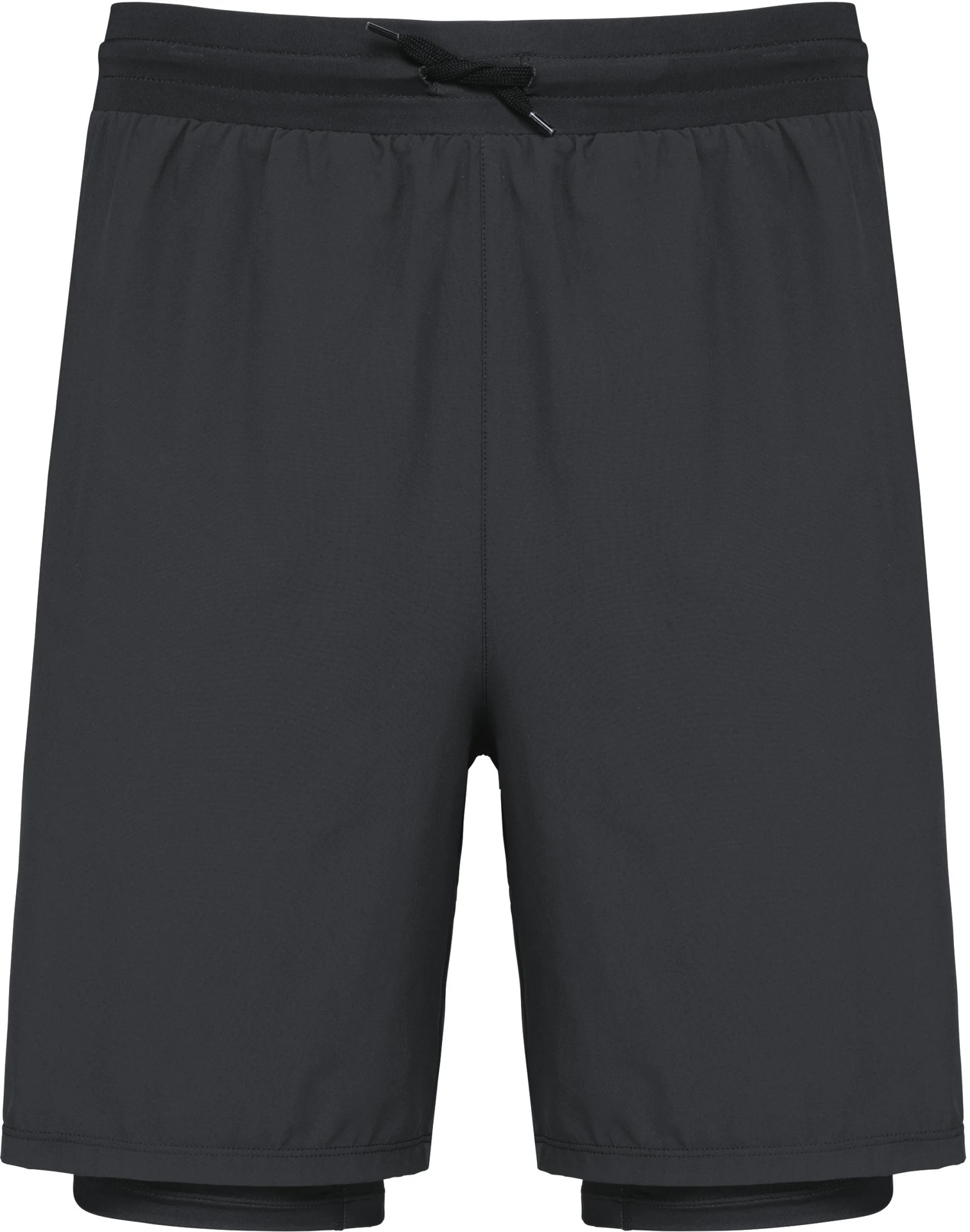 kariban-PA1032-herren-sport-shorts-black-front-3 Kariban Herren Sport Shorts