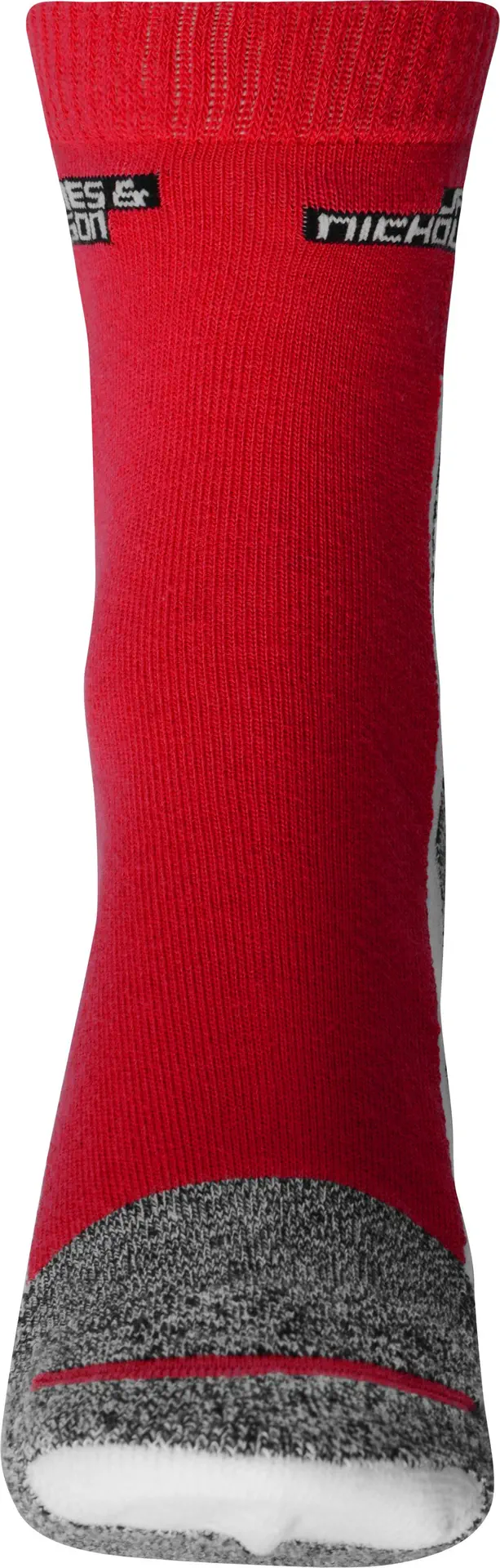 jn215-sport-socks-red-white-4 James & Nicholson Sport Socks