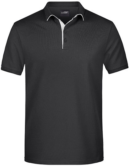 James & Nicholson Men's Polo Single Stripe James & Nicholson Men's Polo Single Stripe