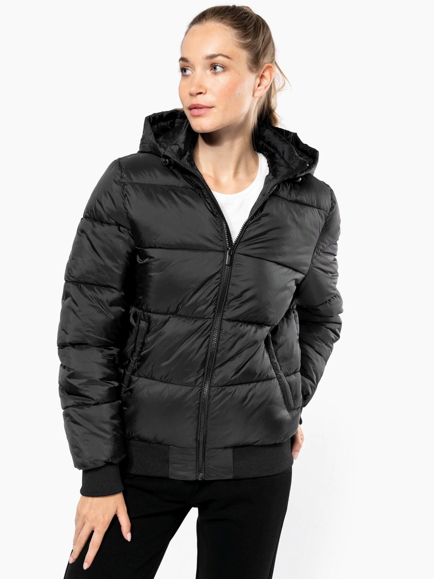 Kariban Ripstop Jacke mit Kapuze