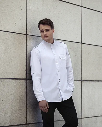 karlowsky-jm26-kochhemd-new-identity-white-model-2 KARLOWSKY Kochhemd New Identity