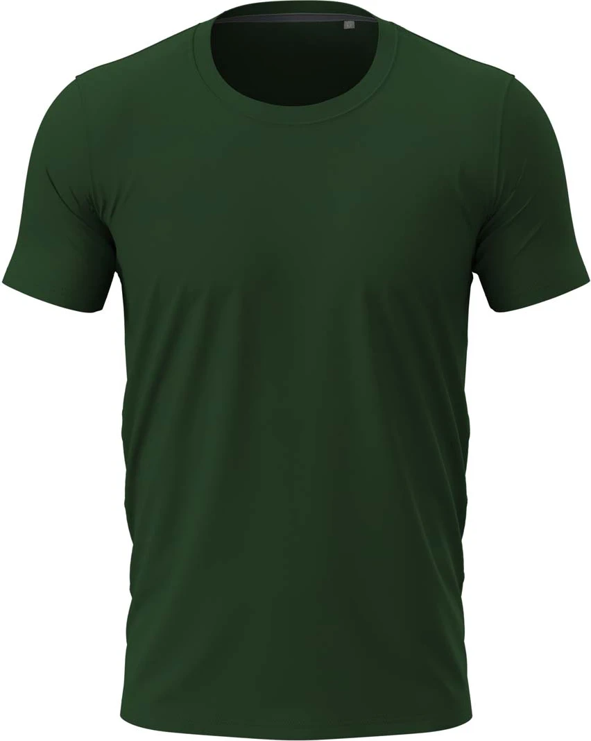 stedman-st9600-stretch-t-shirt-bottlegreen-front-4 Stedman Clive Crew Neck