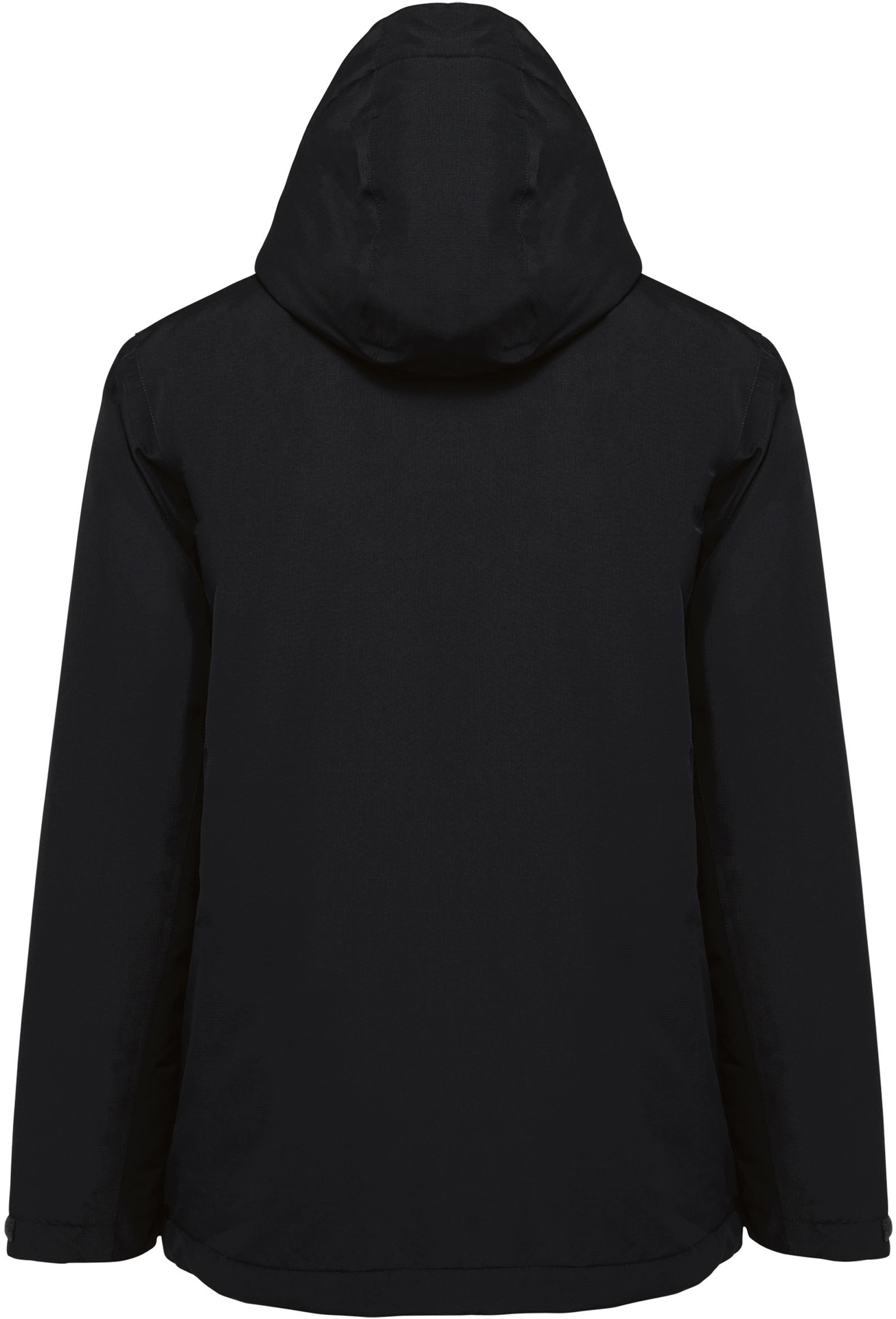 kariban-WK650-workwear-parka-black-back-6 Kariban Unisex Workwear Performance Parka