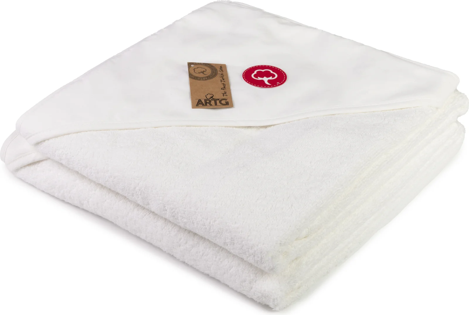artg-ar732-print-me-baby-hooded-towel-white-front-1 ARTG PRINT-Me® Baby Hooded Towel