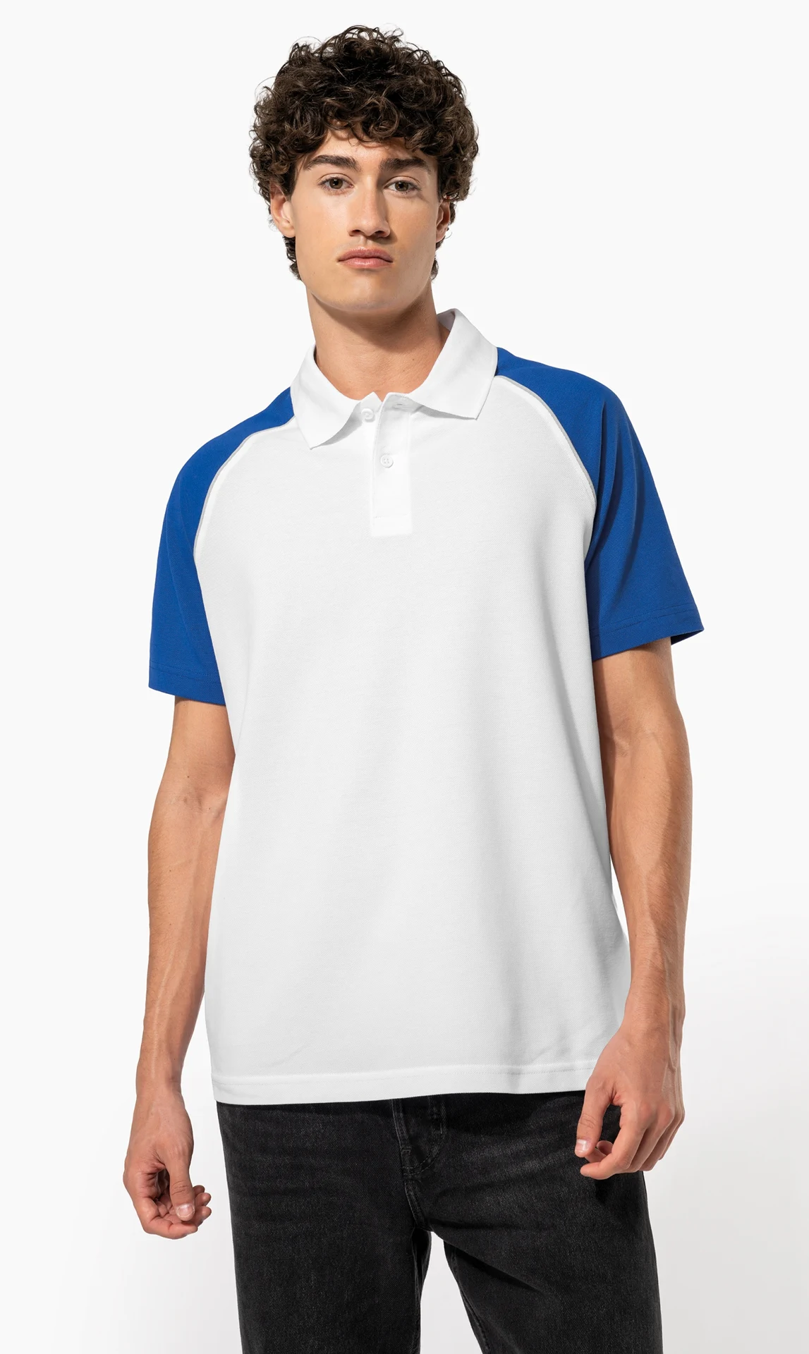 Kariban Baseball Piqué Polo Shirt