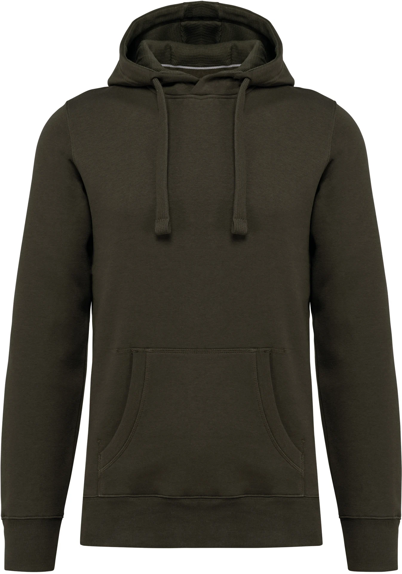 K489-kapuzen-sweater-darkkhaki-front-3 Kariban Kapuzen Sweater