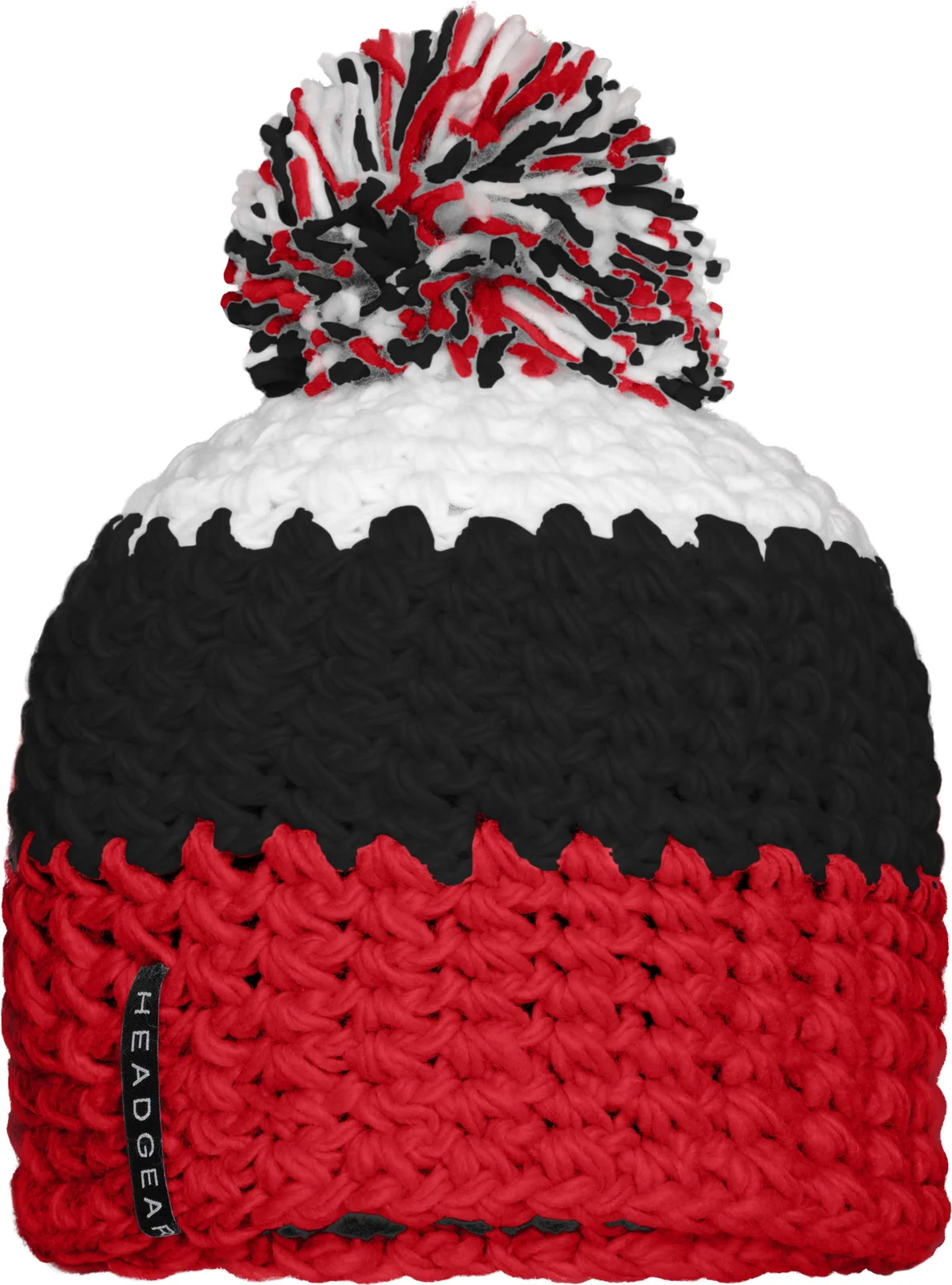red/black/white
