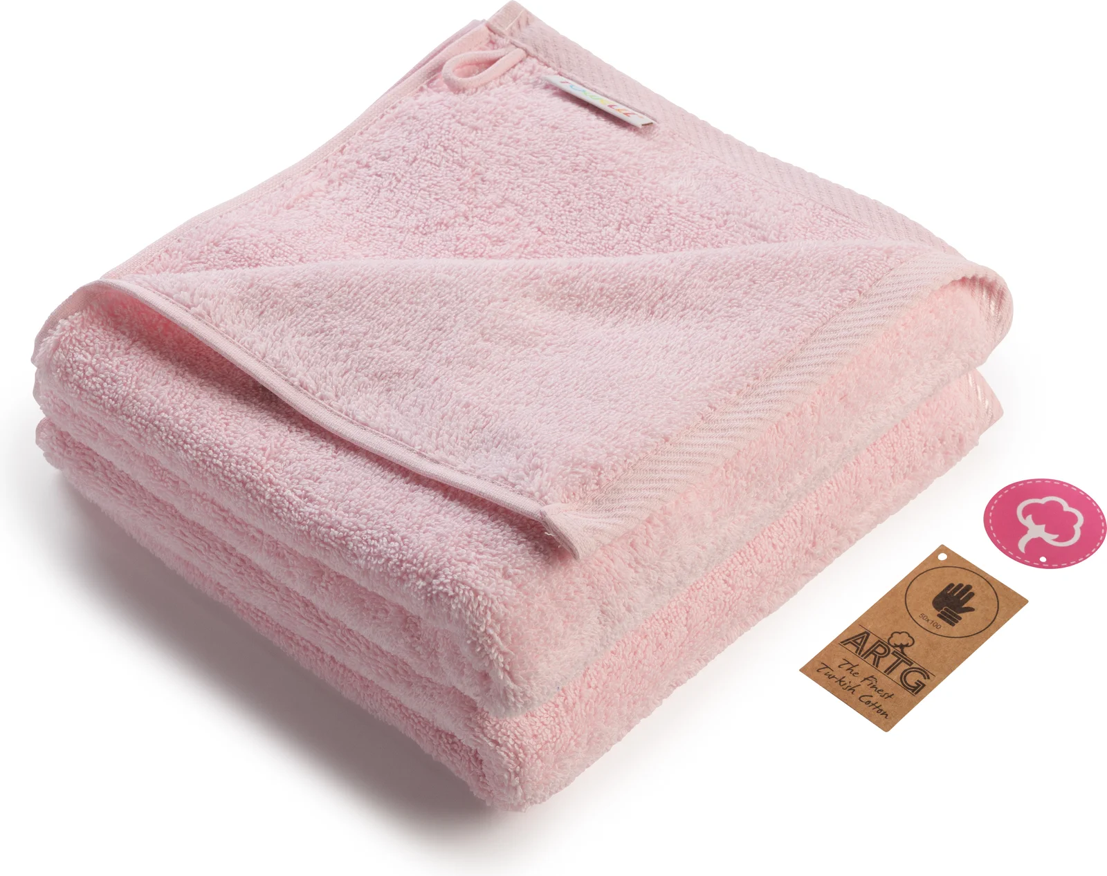 artg-ar035-fashion-hand-towel-lightpink-front-1 ARTG Fashion Hand Towel