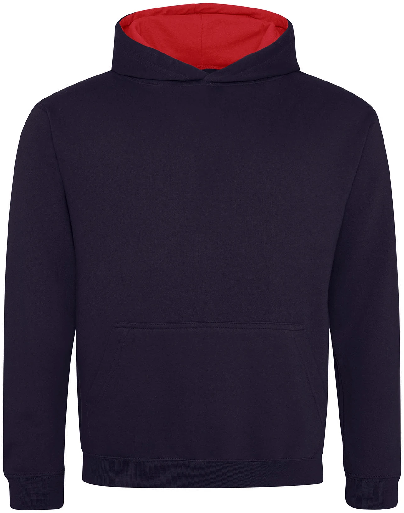 justhoods-jh003j-kids-varsity-hoodie-newfrenchnavy-firered-front-1 Just Hoods Kids Varsity Hoodie