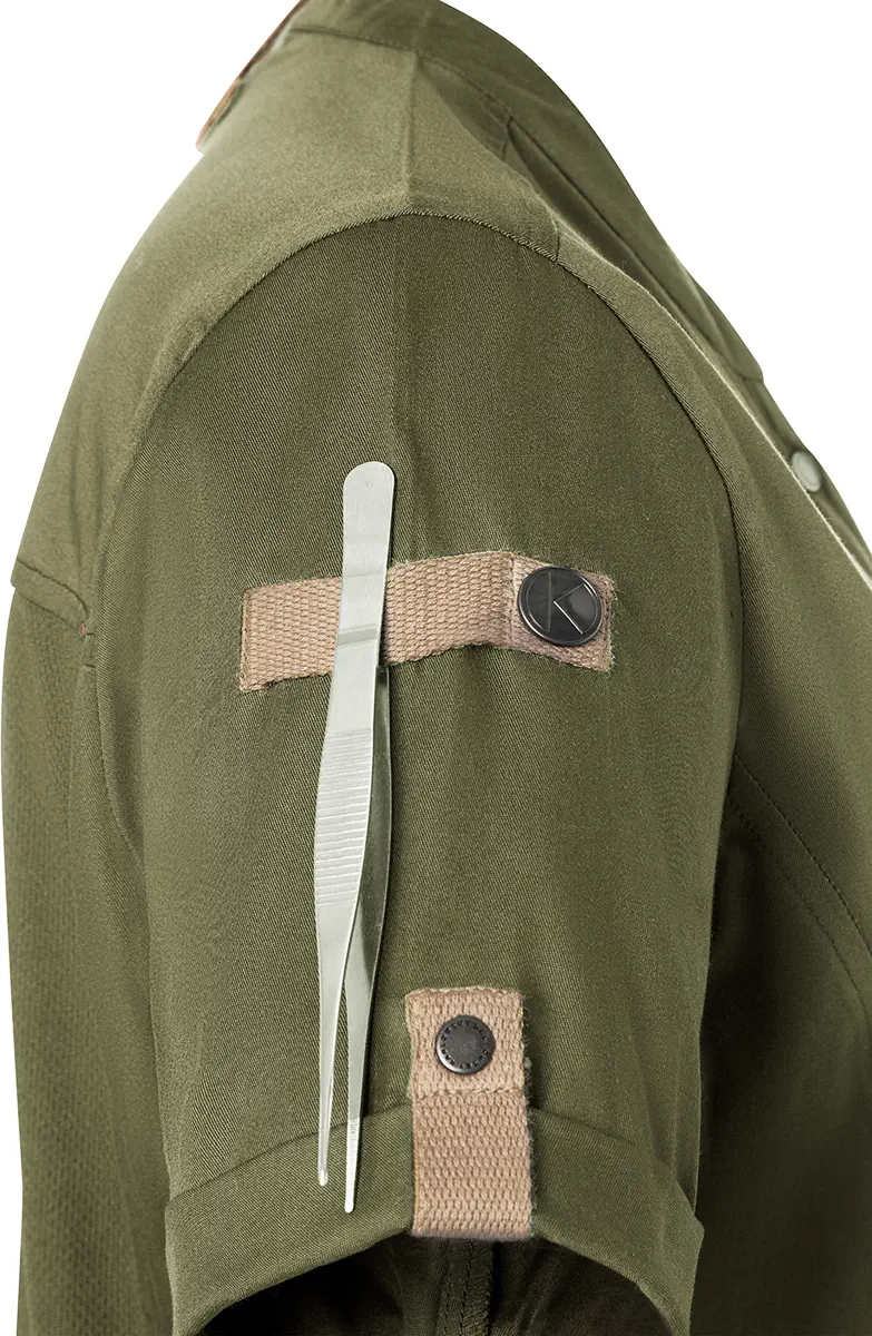 KARLOWSKY Damenkochjacke Green-Generation Kurzarm