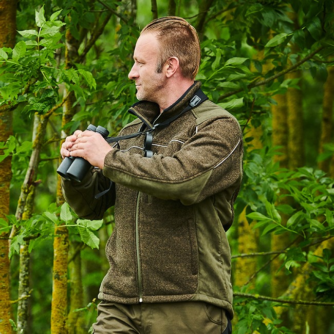 Scheibler Jäger-Strickjacke Ahorn