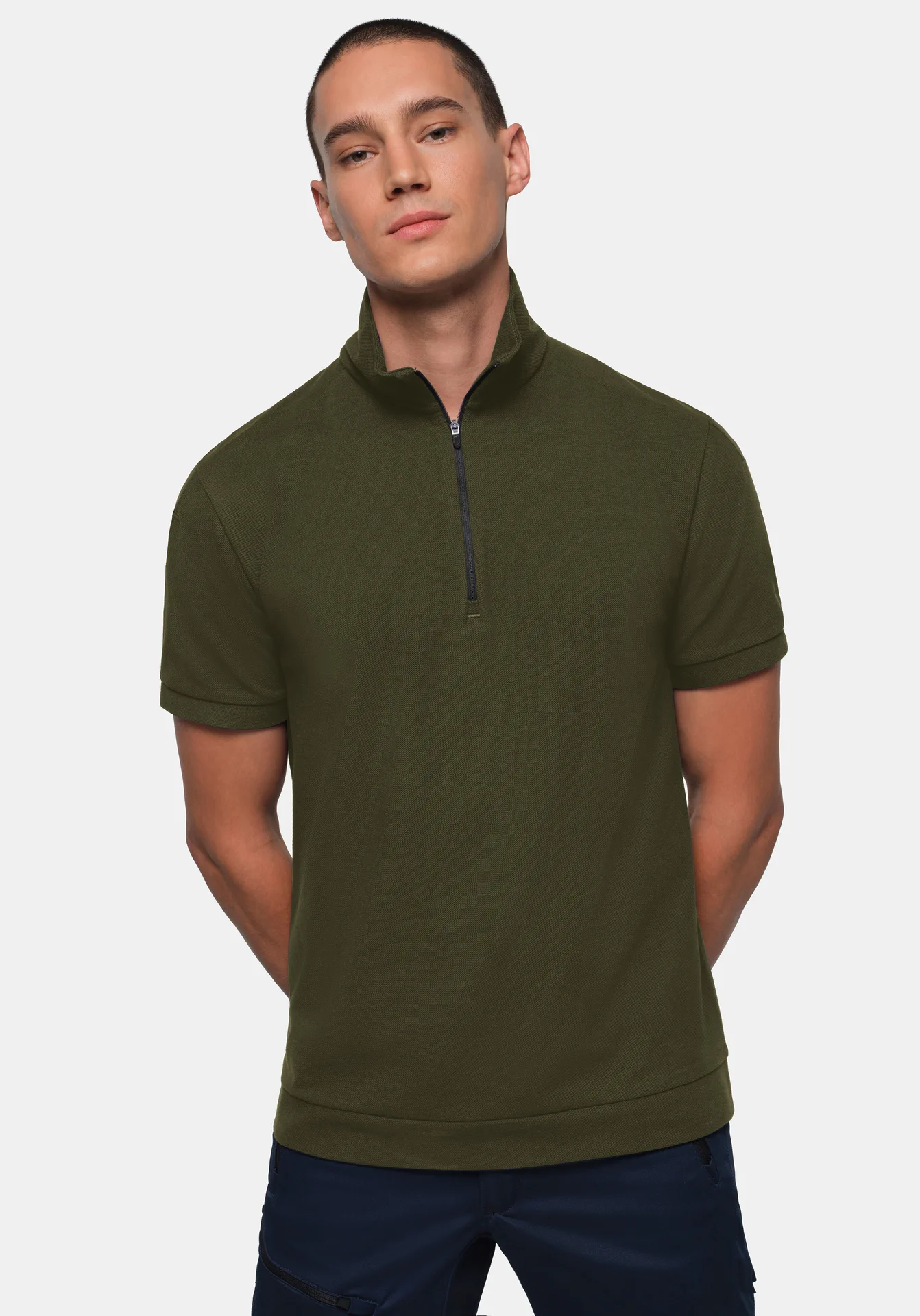 HAKRO Zip-Shirt 534 Piqué MIKRALINAR® ECO