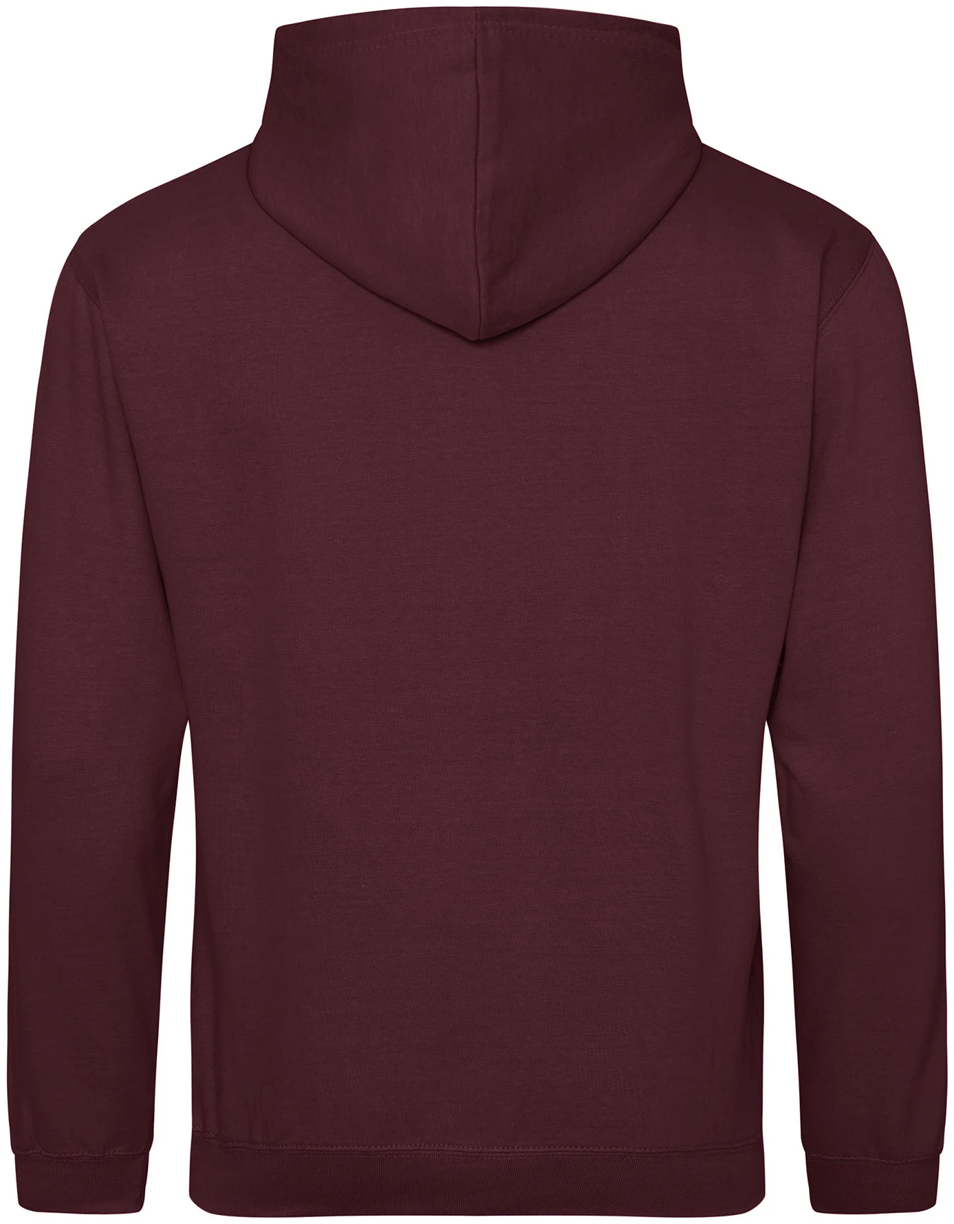 justhoods-jh001-college-hoodie-burgundy-back-3 Just Hoods College Hoodie