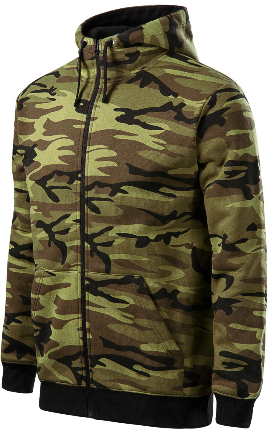 MALFINI Sweatshirt Camo Zipper C19