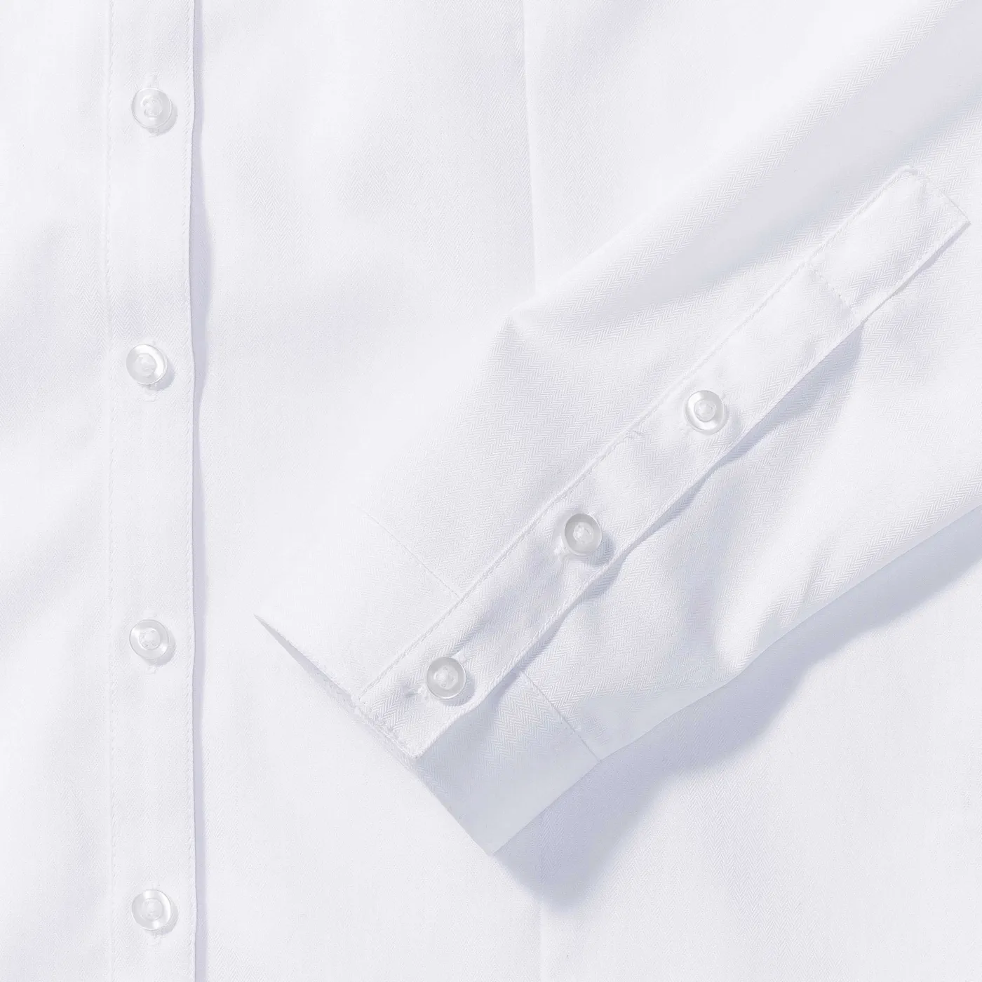 Russell Ladies Long Sleeve Herringbone Shirt