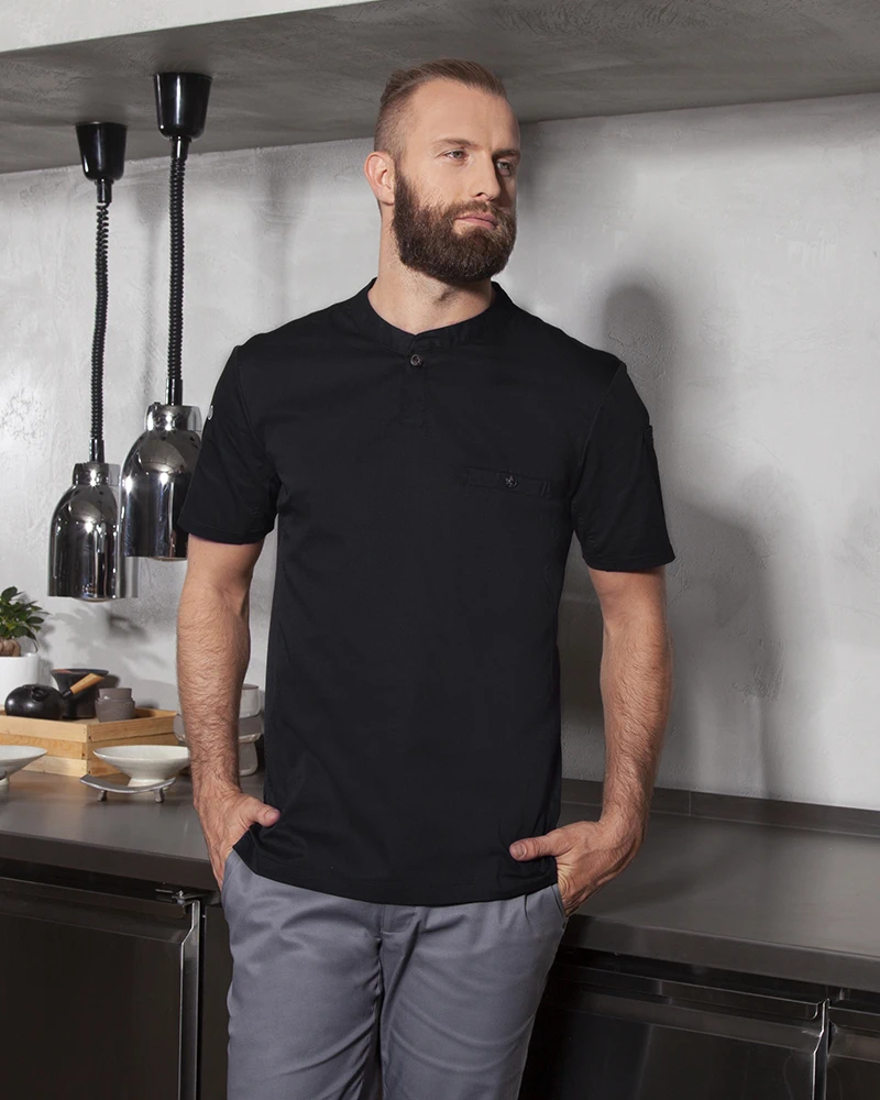 karlowsky-tm5-kurzarm-herren-arbeitsshirt-performance-black-model-0 KARLOWSKY Kurzarm Herren-Arbeitsshirt Performance