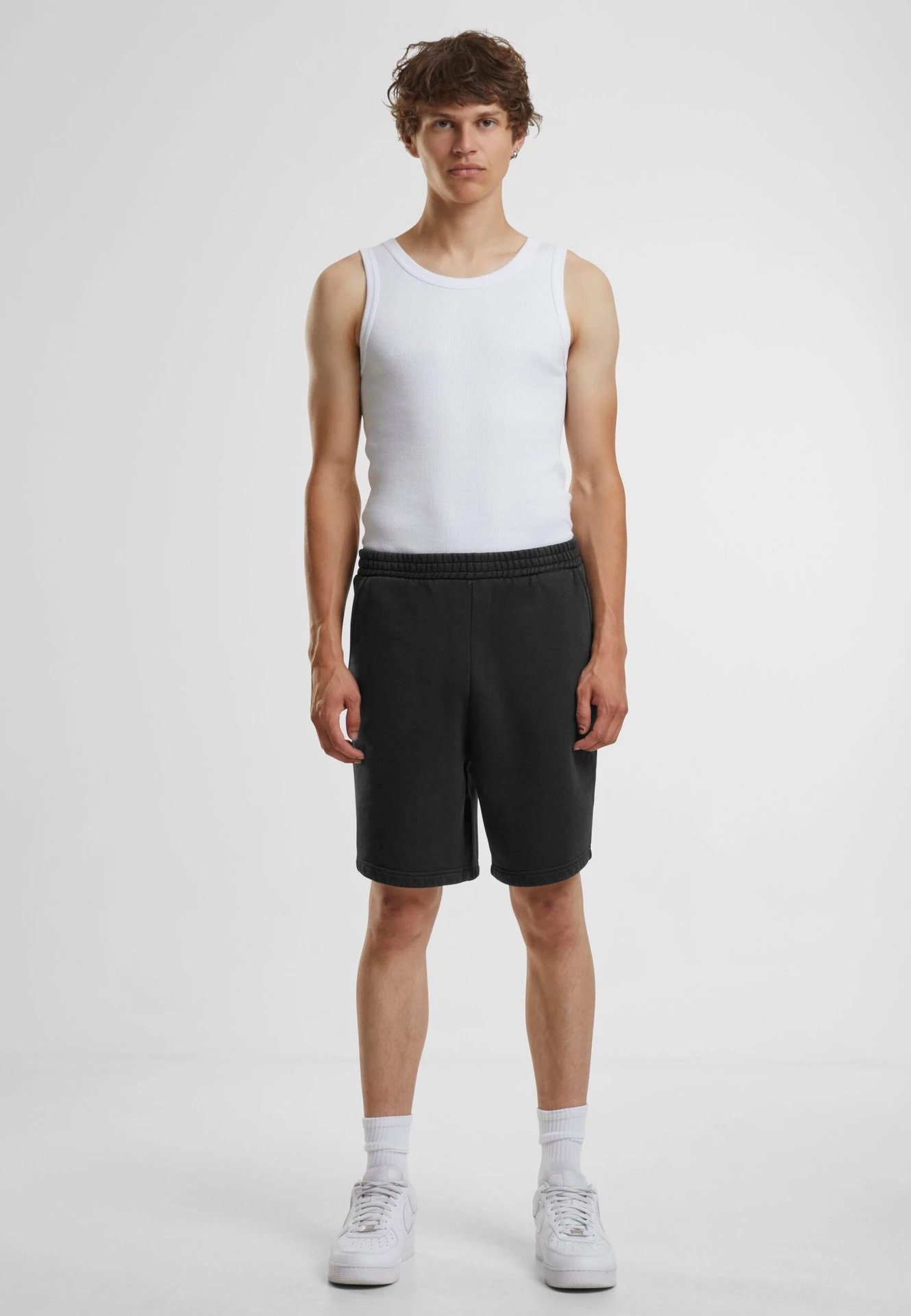 Build Your Brand Vintage Heavy Sweatshorts