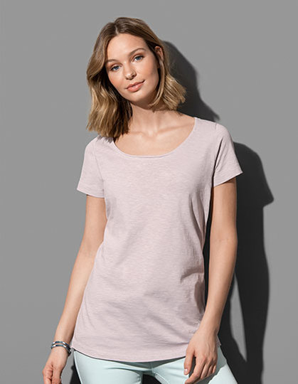 Stedman Sharon Oversized Slub Crew Neck for women