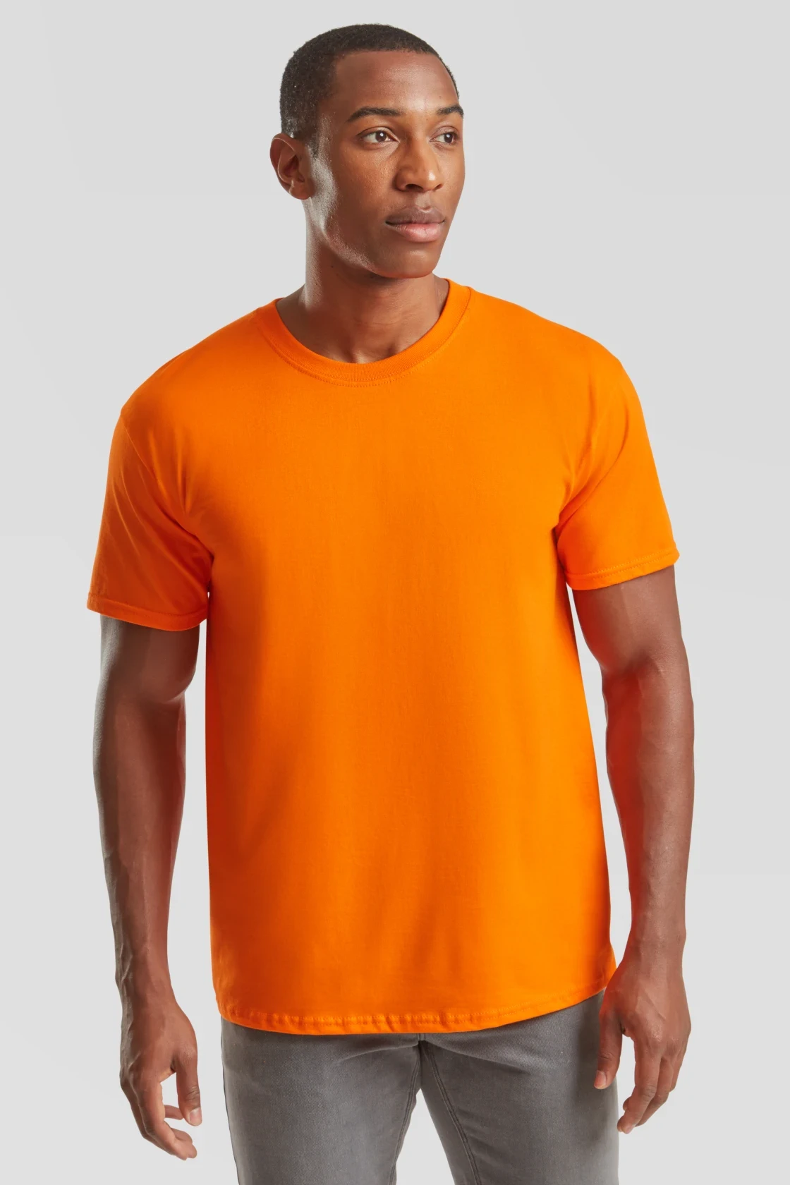 fruit-of-the-loom-61-422-0-iconic-195-t-shirt-orange-model-0 F.O.L. Iconic 195 T