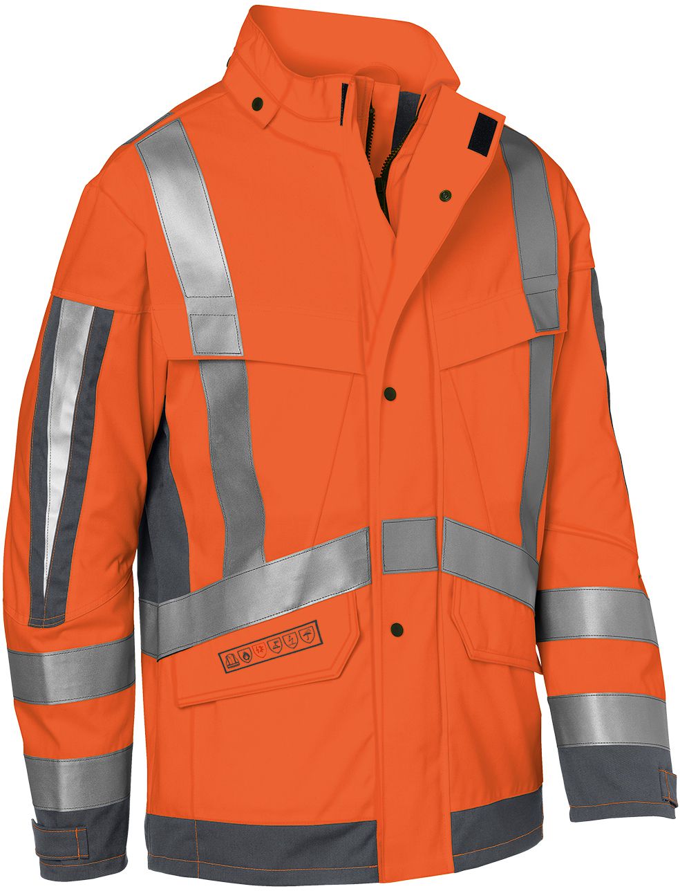 Kübler PROTECTIQ High Vis Wetterjacke arc2