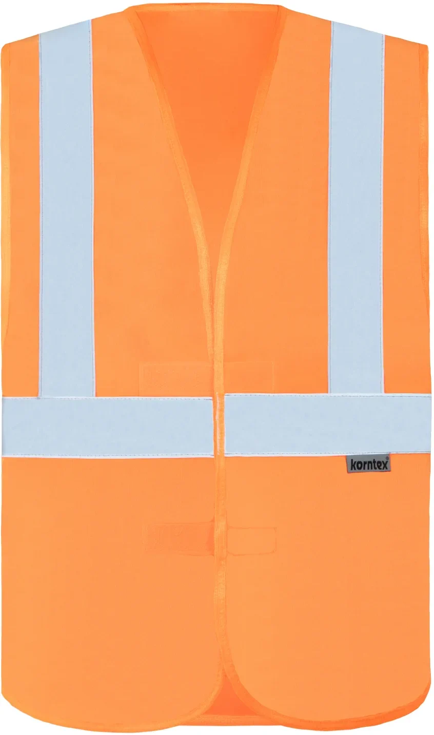 korntex-kxdr-hi-vis-safety-vest-with-3-reflective-stripes-bremen-signalorange-front-2 Korntex Hi-Vis Safety Vest With 3 Reflective Stripes Bremen