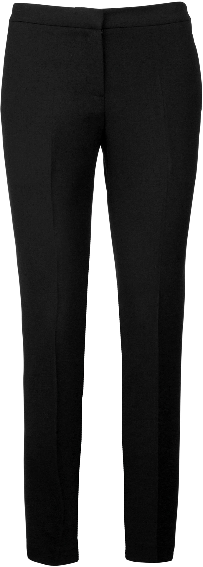 kariban-K731-damen-anzughose-black-front-3 Kariban Damen Anzughose