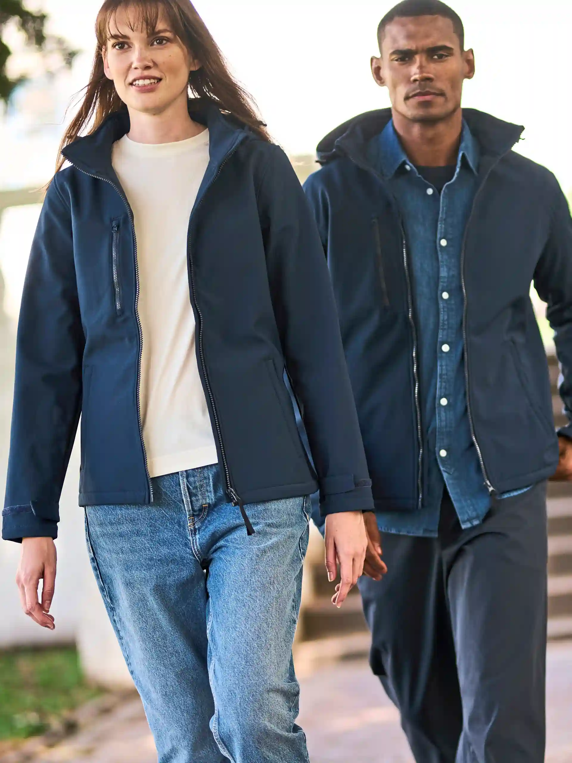 regatta-tra702-womens-venturer-3-layer-printable-hooded-softshell-jacket-navy-navy-model-1 Regatta Women´s Venturer 3-Layer Printable Hooded Softshell Jacket