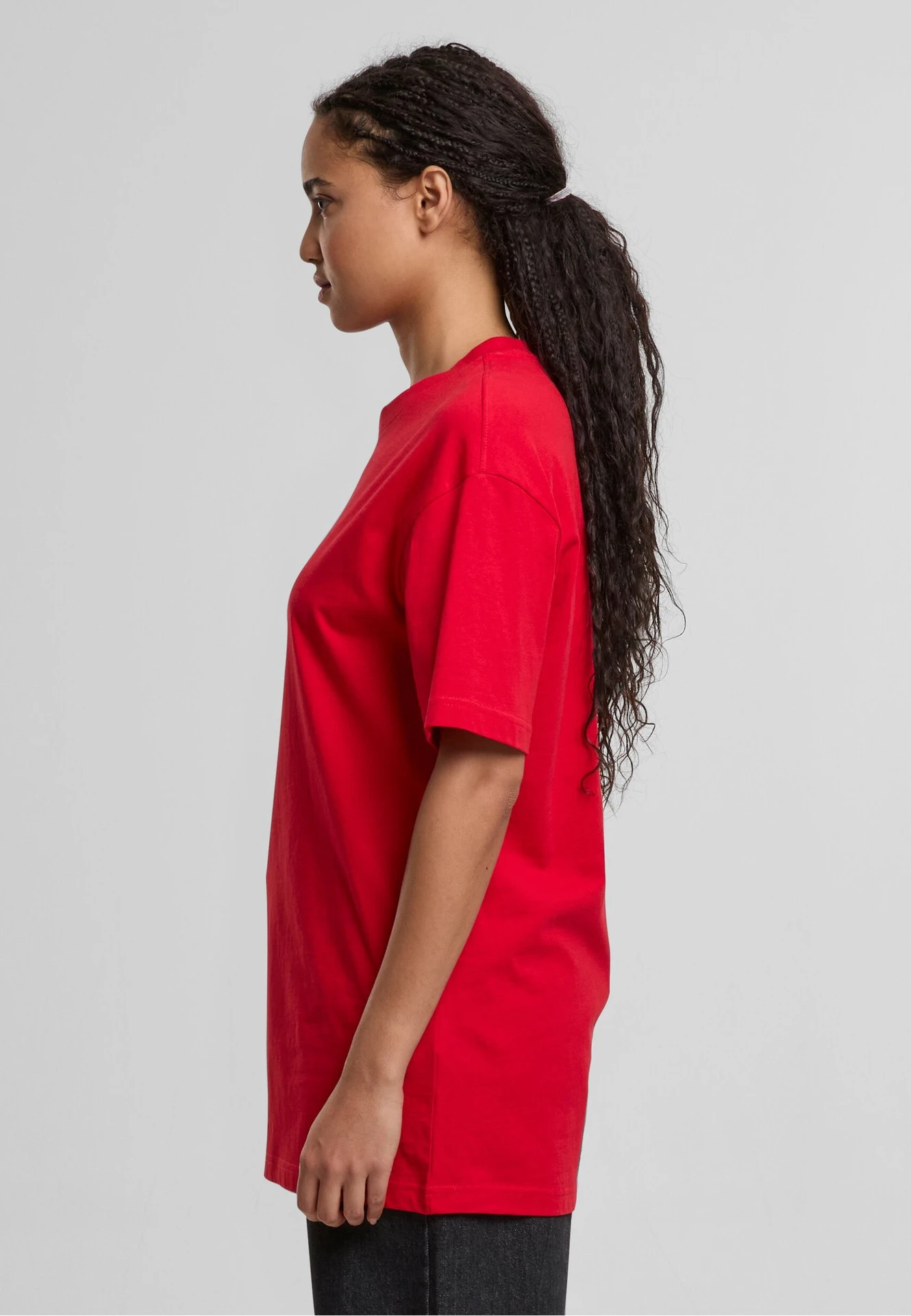 Build Your Brand Ladies Oversized Boyfriend Tee