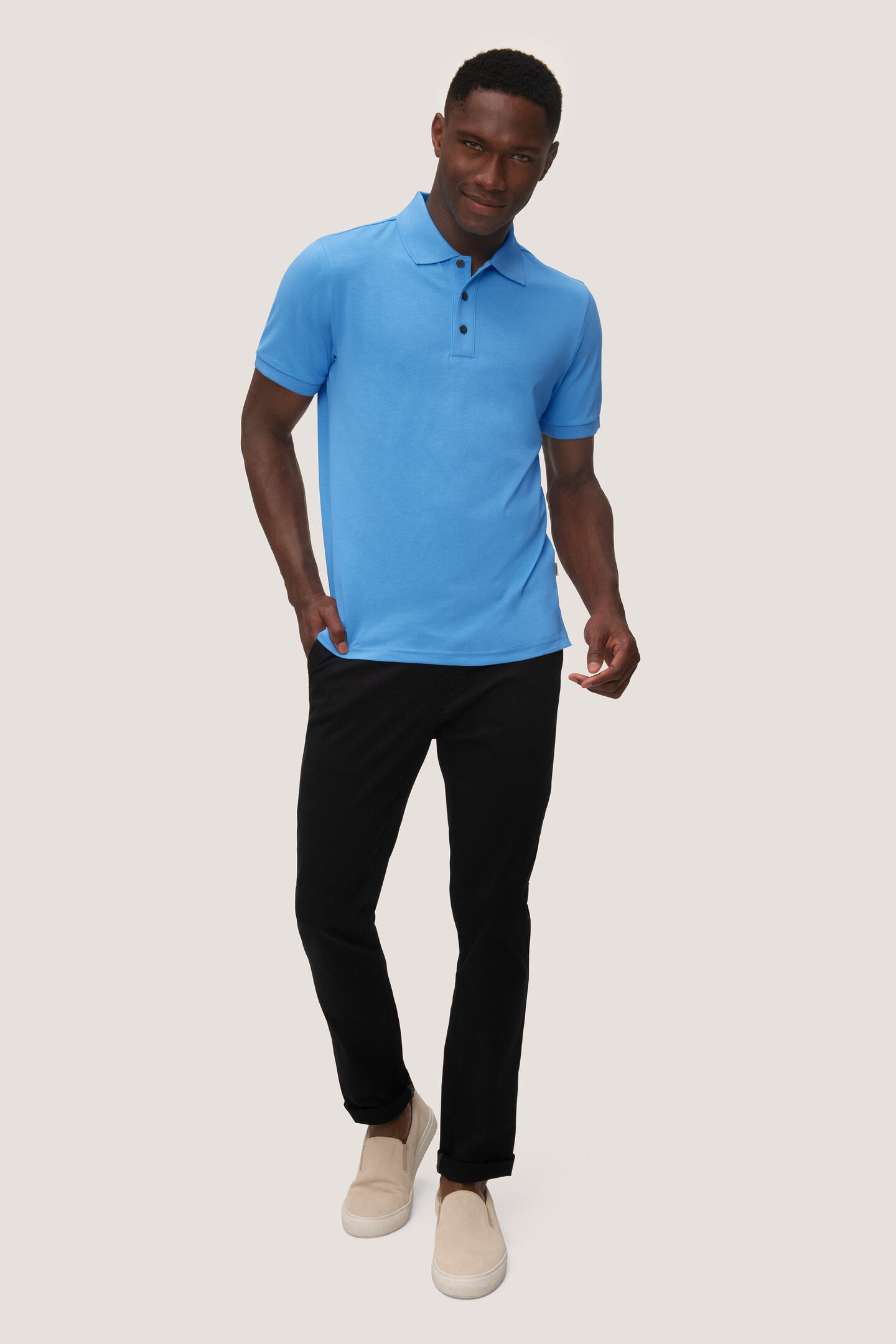 HAKRO Poloshirt 814 Cotton-Tec