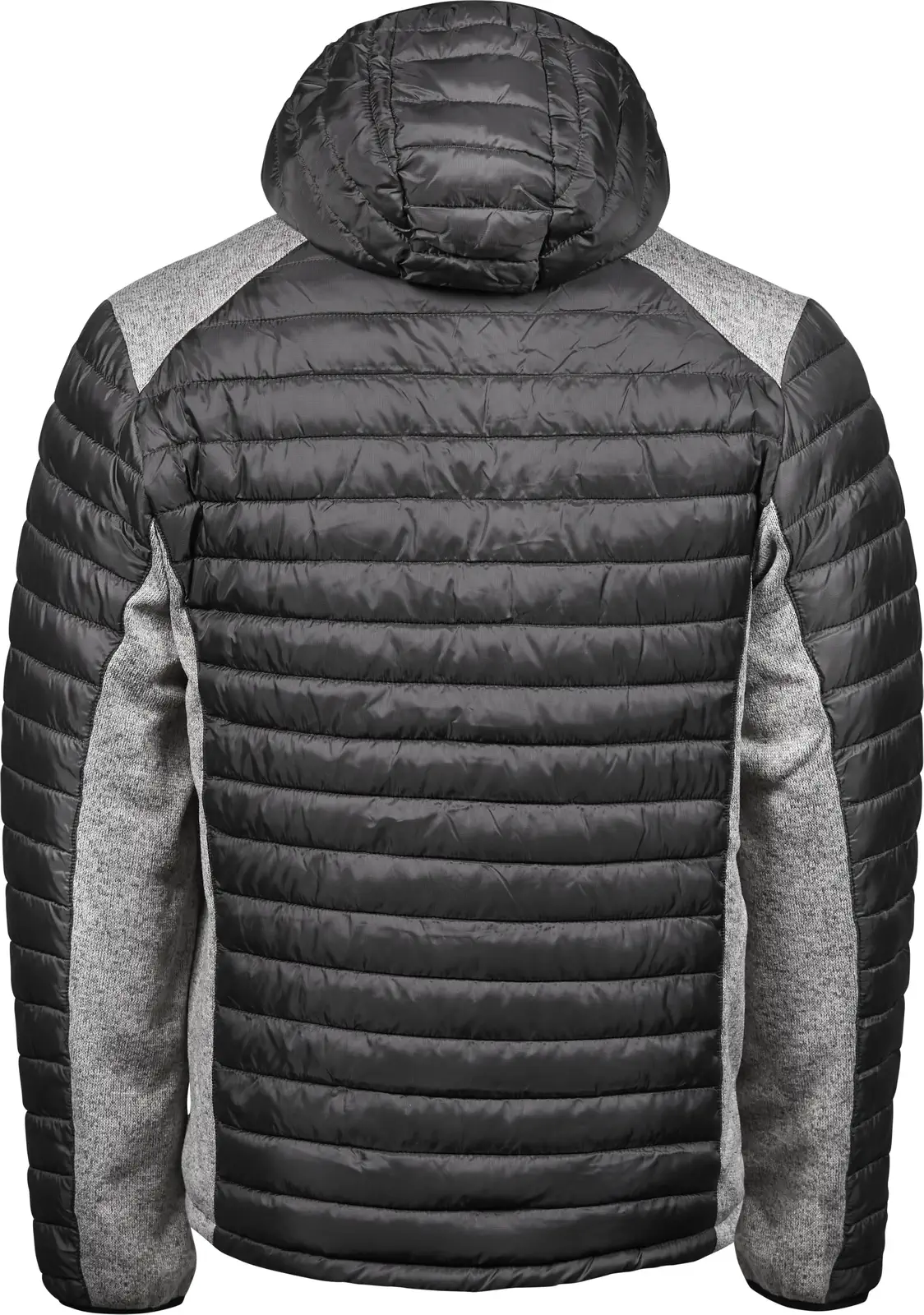 tee-jays-9610-mens-hooded-outdoor-crossover-jacket-spacegrey-greymelange-back-3 Tee Jays Men's Hooded Outdoor Crossover Jacket