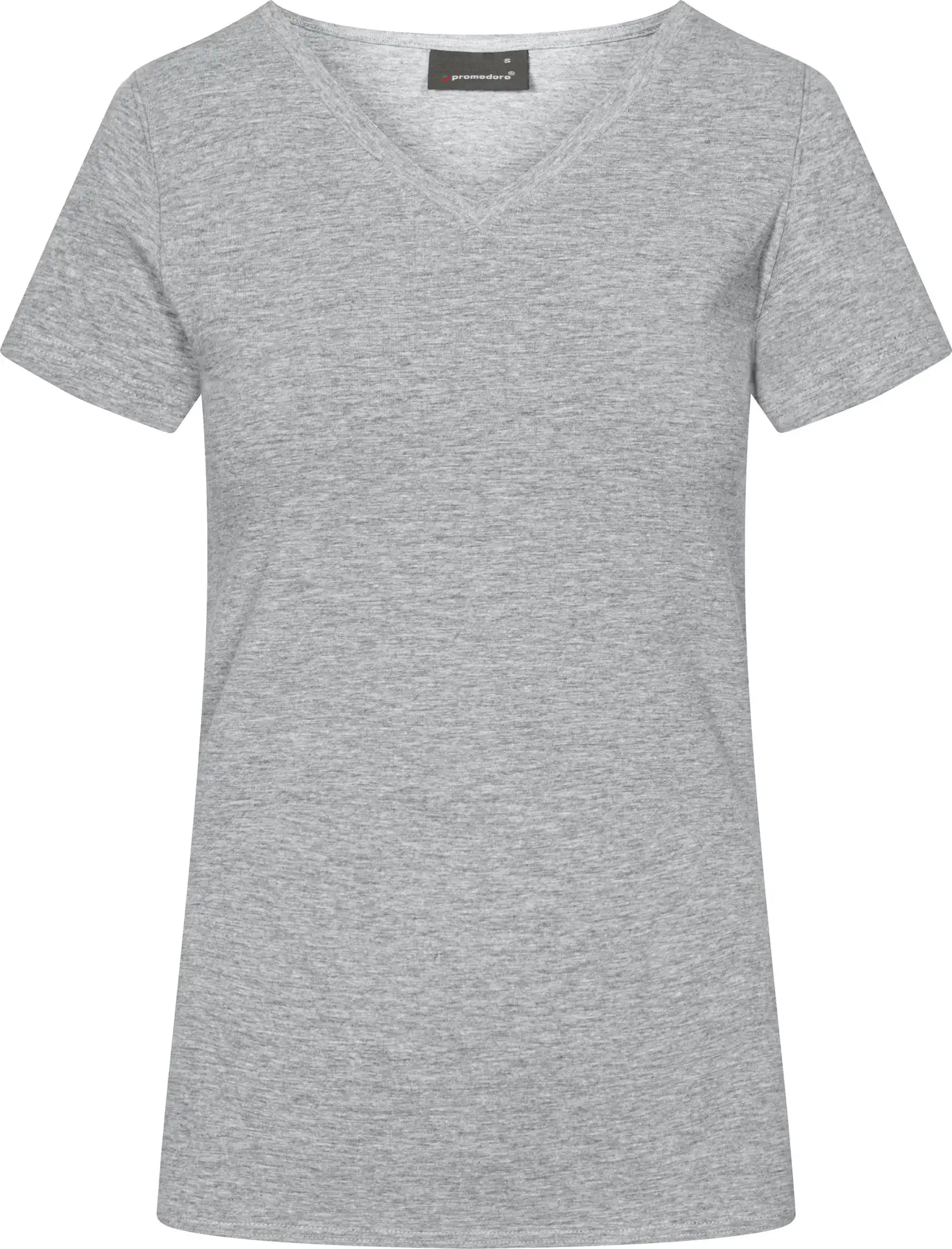 Promodoro Women's Slim Fit V-Neck-T Long