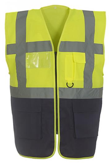 hi-vis yellow/navy