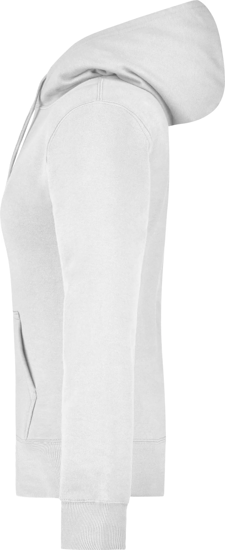 jn051-ladies-hooded-sweatshirt-white-left-4 James & Nicholson Ladies Hooded Sweat