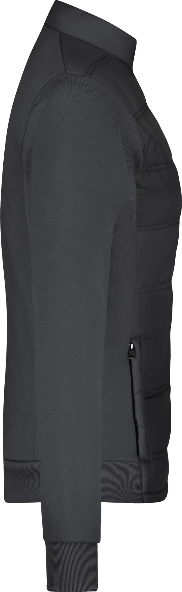 James & Nicholson Ladies Hybrid Sweat Jacket