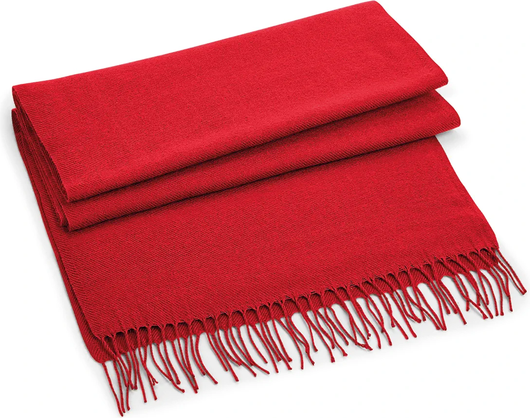 beechfield-b500-classic-woven-scarf-classicred-front-1 Beechfield Classic Woven Scarf