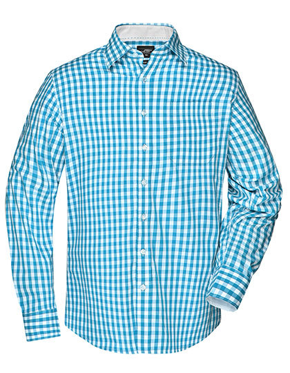 James & Nicholson Men's Checked Shirt 