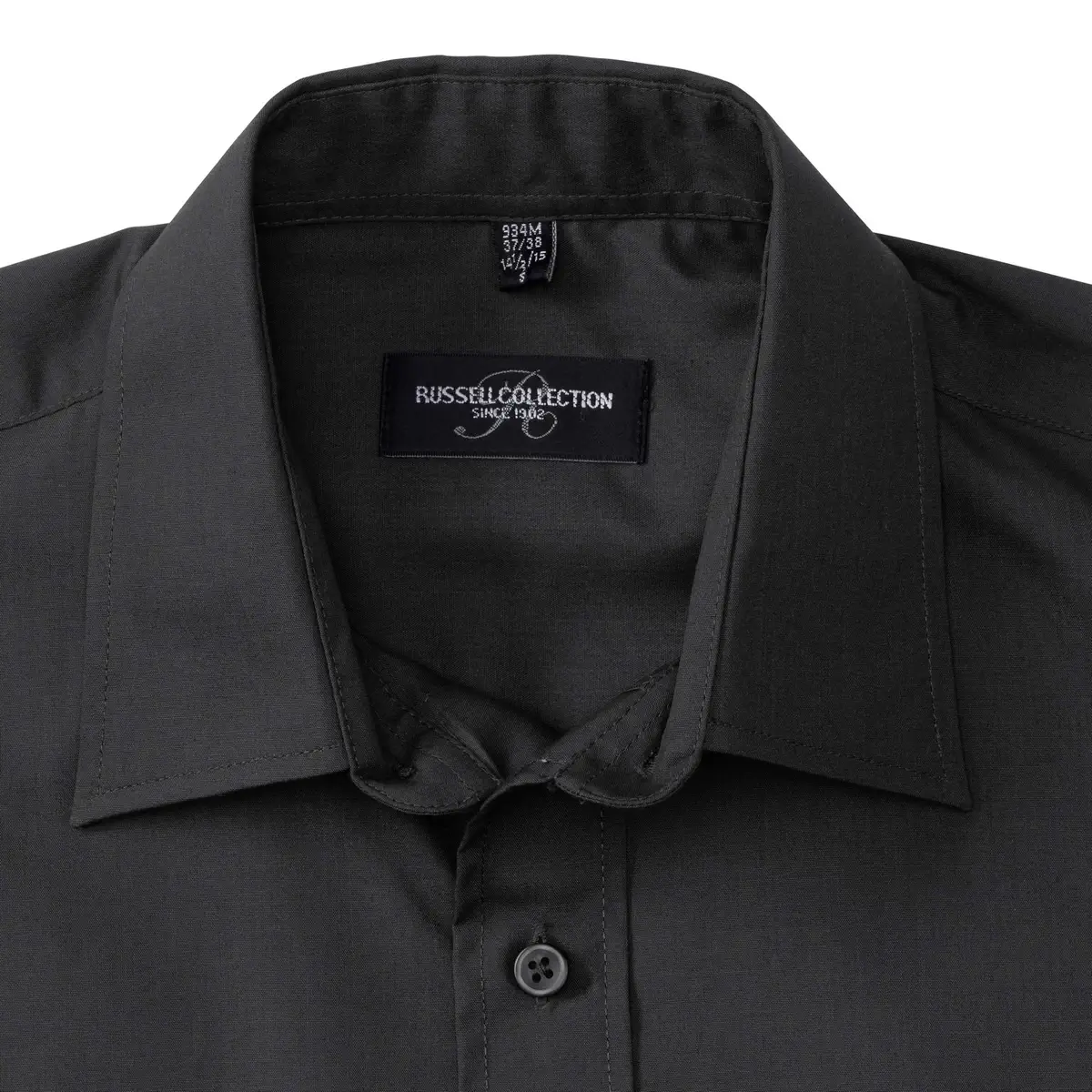 Russell Men's Long Sleeve Polycotton Easy Care Poplin Shirt