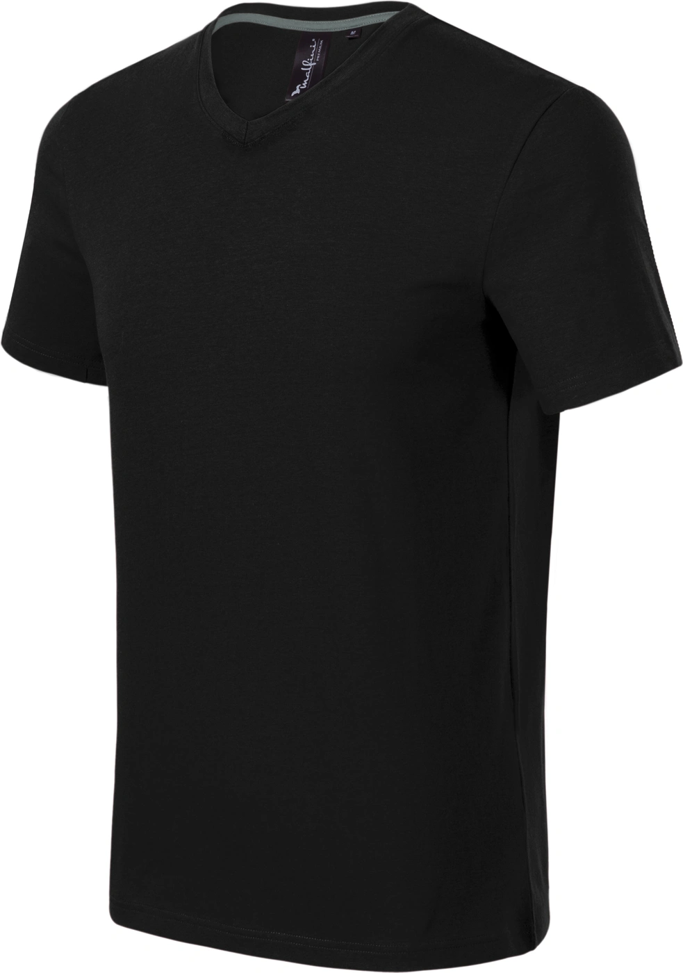 malfini-700-t-shirt-action-v-neck-schwarz-left-3 MALFINI T-Shirt Action V-neck 700
