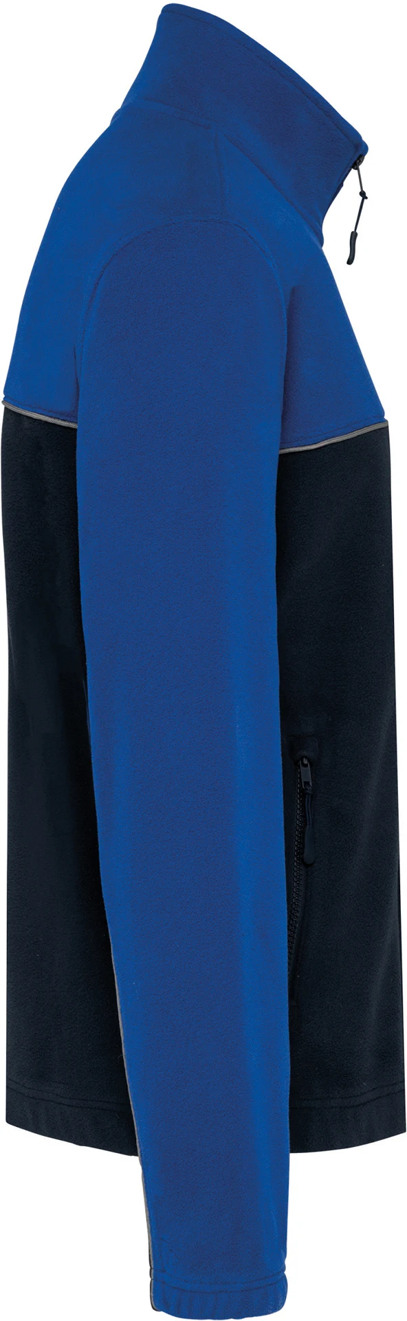 kariban-WK904-workwear-fleece-jacke-navy-royalblue-right-5 Kariban Workwear Fleece Jacke
