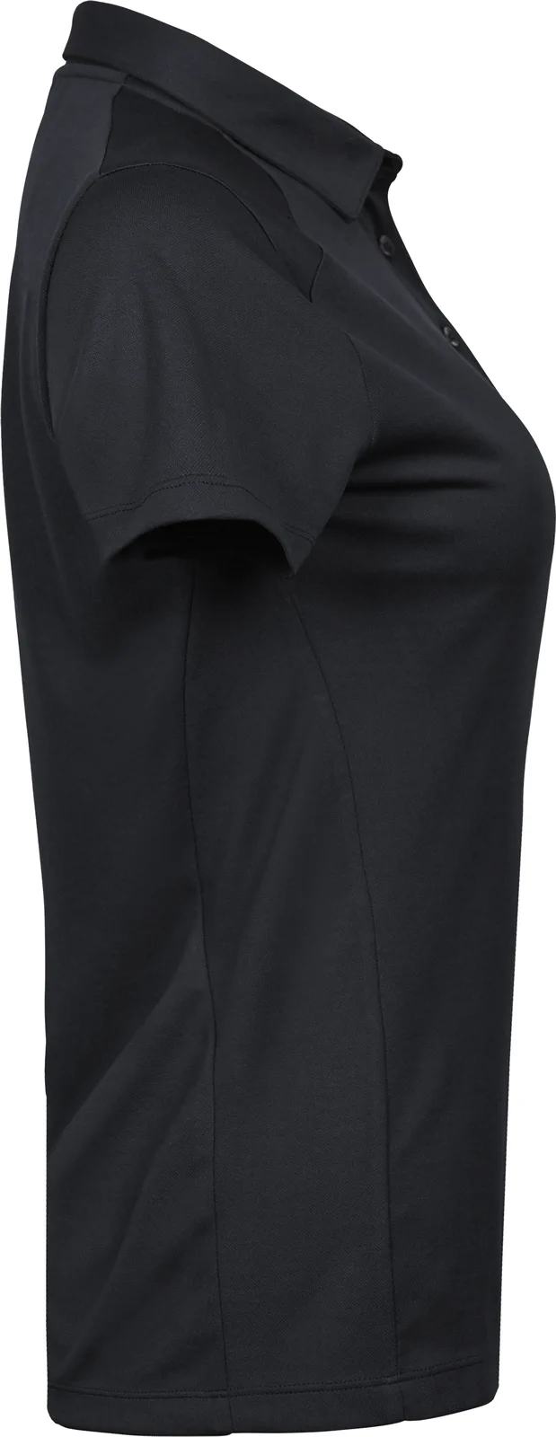 tee-jays-7201-womens-luxury-sport-poloshirt-black-right-4 Tee Jays Women's Luxury Sport Polo