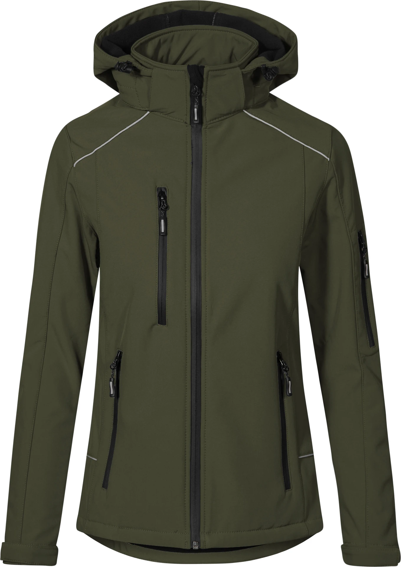 promodoro-7865-womens-warm-softshell-jacket-khaki-front-3 Promodoro Women´s Warm Softshell Jacket