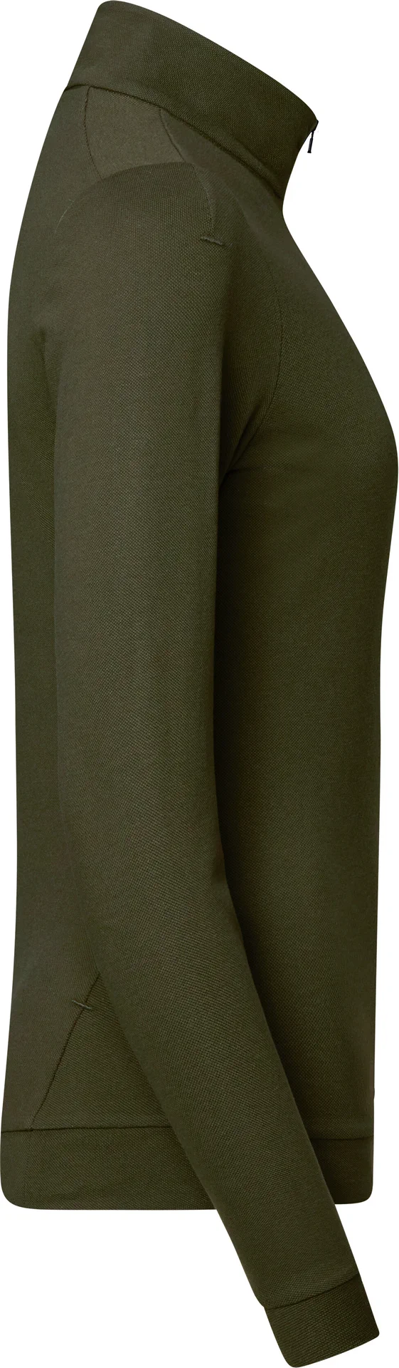 HAKRO Damen Zip-Longsleeve 335 Piqué MIKRALINAR® ECO