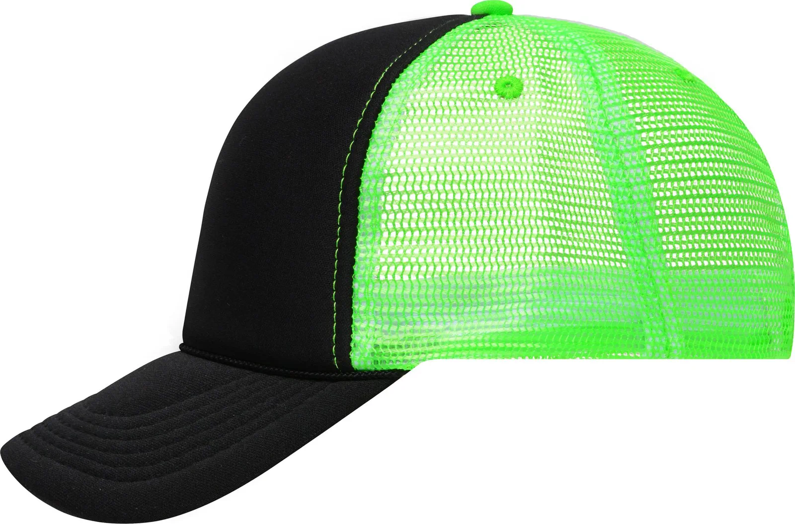daiber-mb6550-5-panel-retro-mesh-cap-black-neongreen-left-4 daiber 5-Panel Retro Mesh Cap