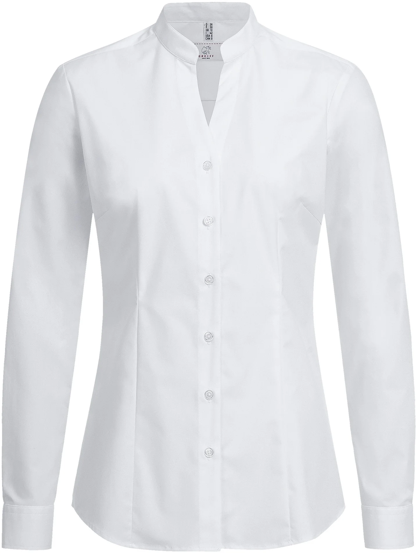 GREIFF Damen Stehkragenbluse BASIC Regular Fit