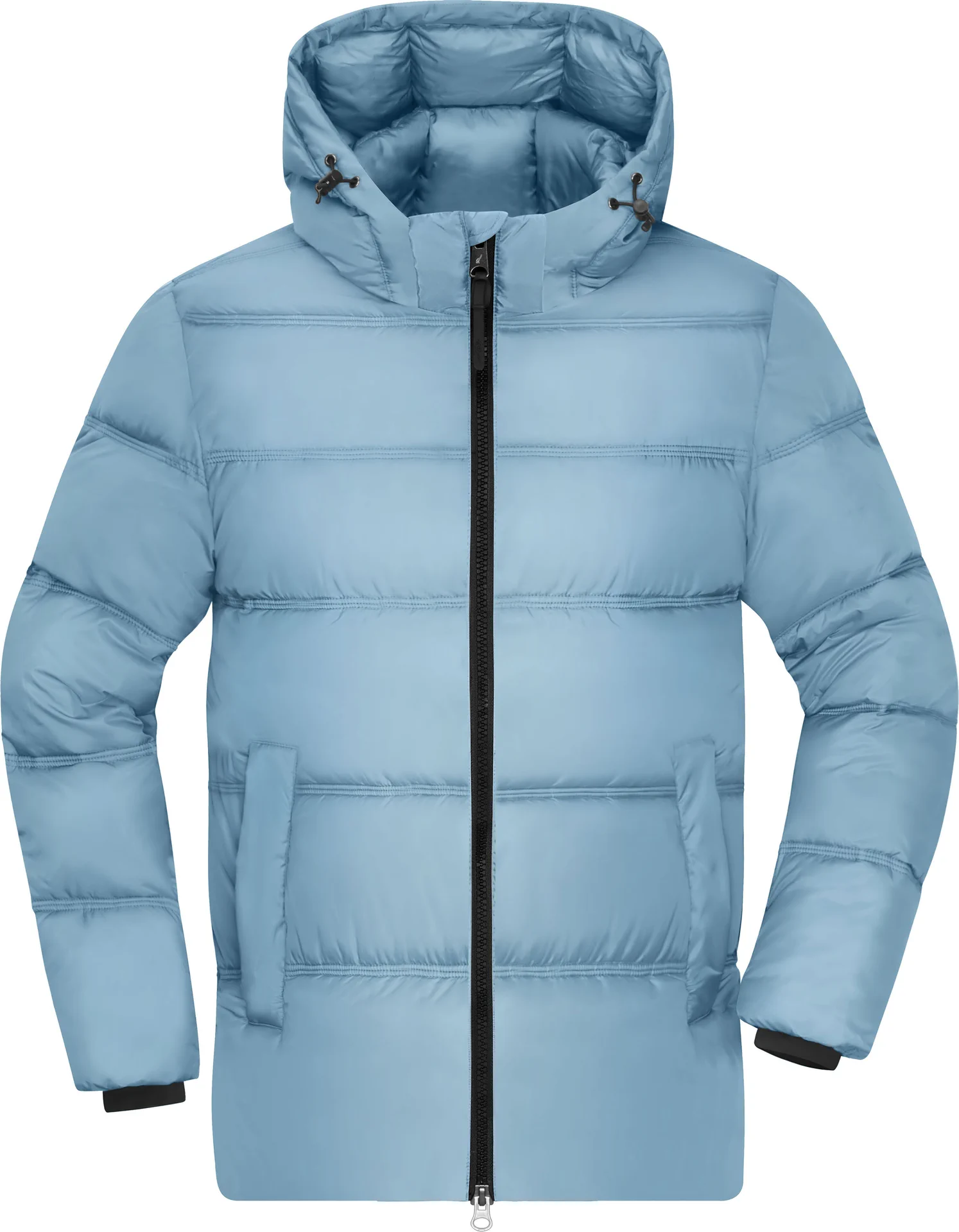 jn1370-mens-winter-jacket-milkyblue-front-3 James & Nicholson Men´s Winter Jacket